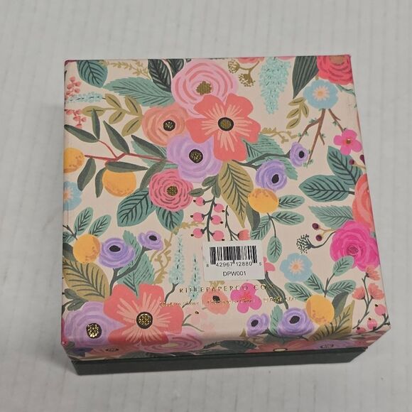 Anthropologie Garden Flowers Paperweight By Rifle Paper Co. NEW - Picture 7 of 9